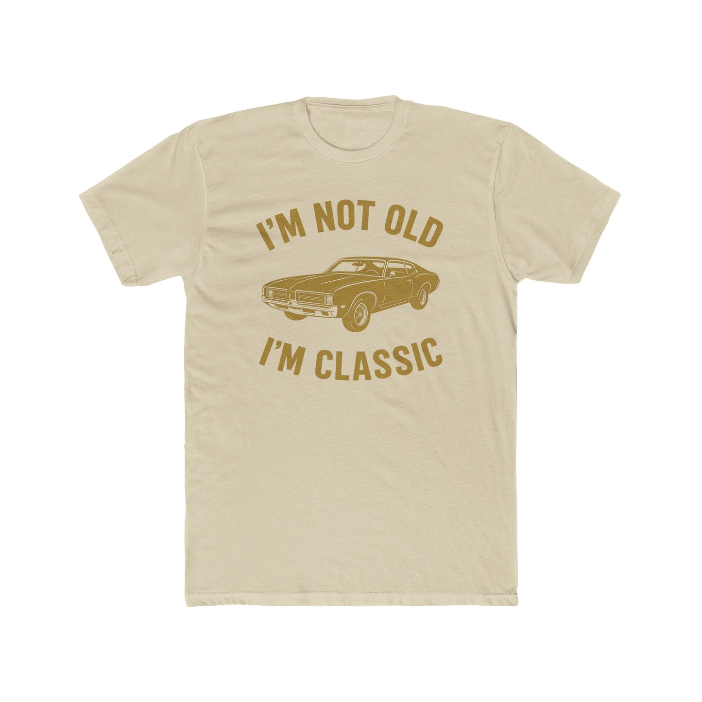 Vintage Car Crew Tee - "I'm Not Old, I'm Classic"