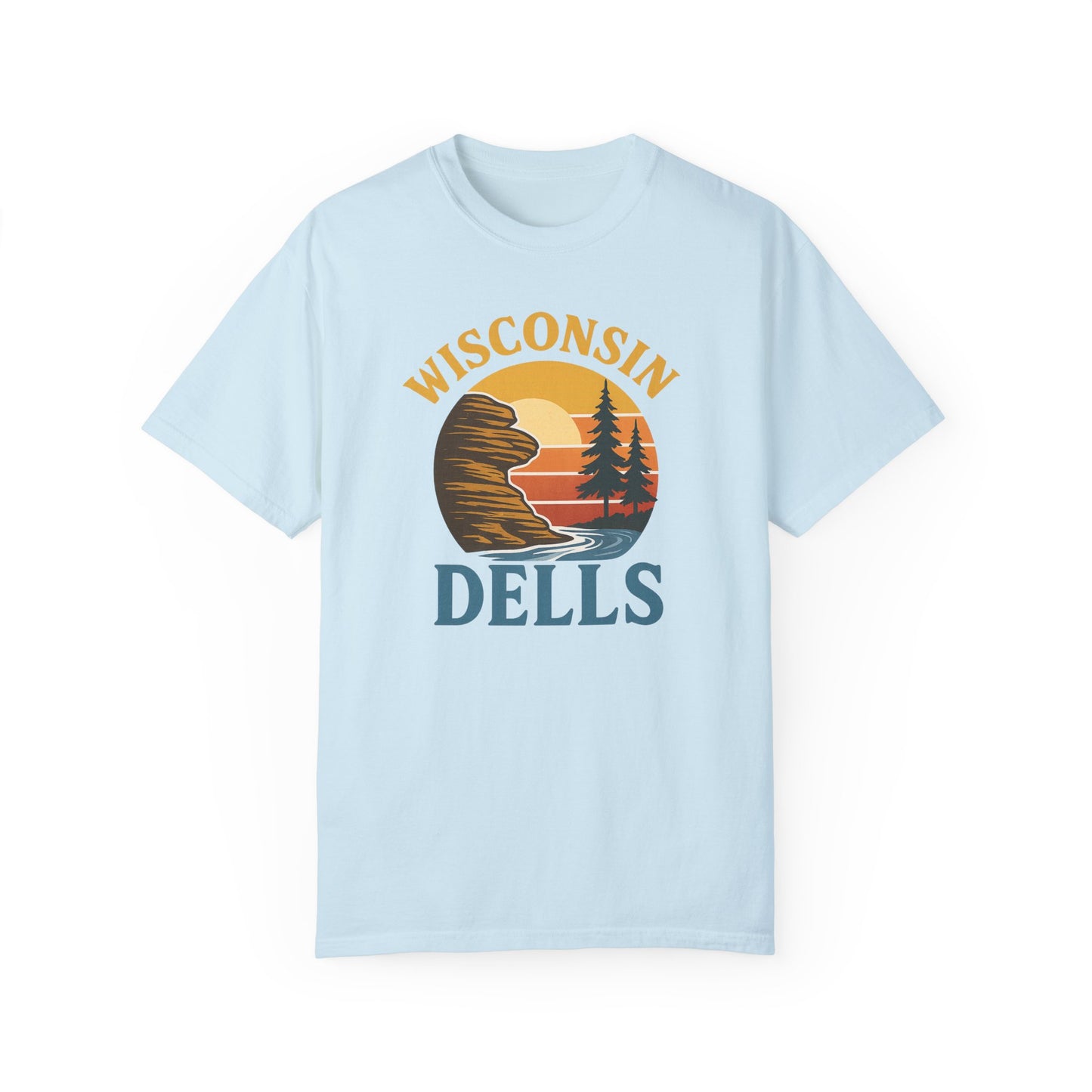 Wisconsin Dells Vintage T-Shirt - Unisex Garment-Dyed Tee for Nature Lovers