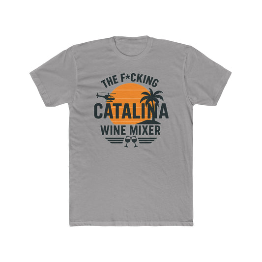 Funny Catalina Wine Mixer Unisex Cotton Crew Tee