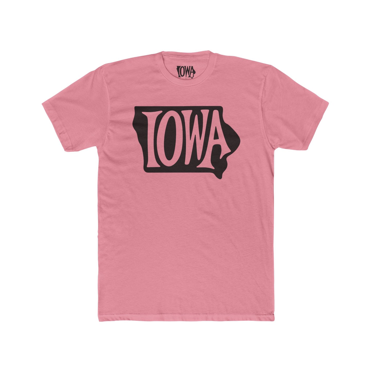 Iowa Graphic Unisex Cotton Crew Tee - Casual Wear for State Pride