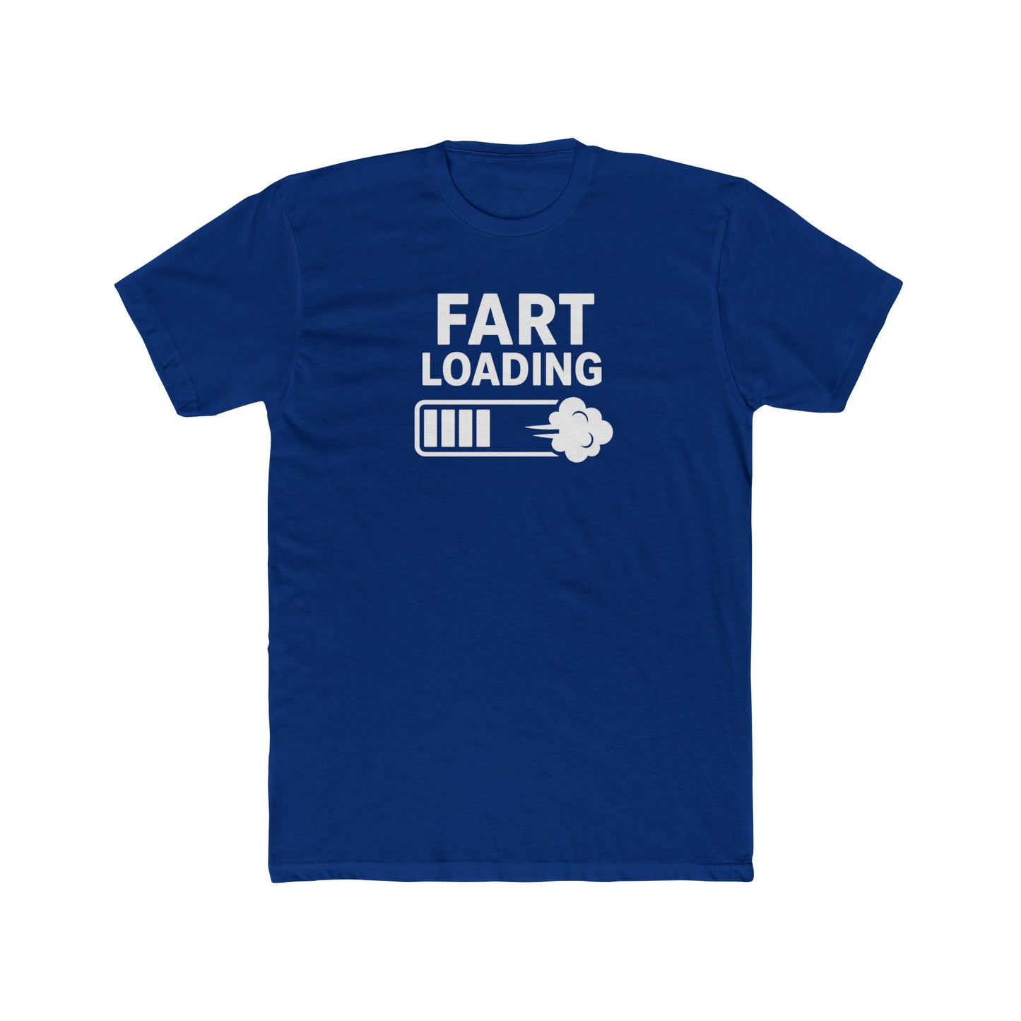 Funny Fart Loading Unisex Cotton Crew Tee