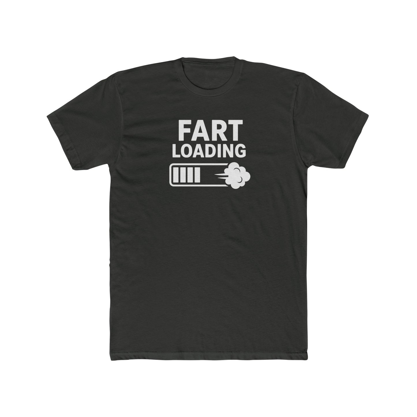 Funny Fart Loading Unisex Cotton Crew Tee