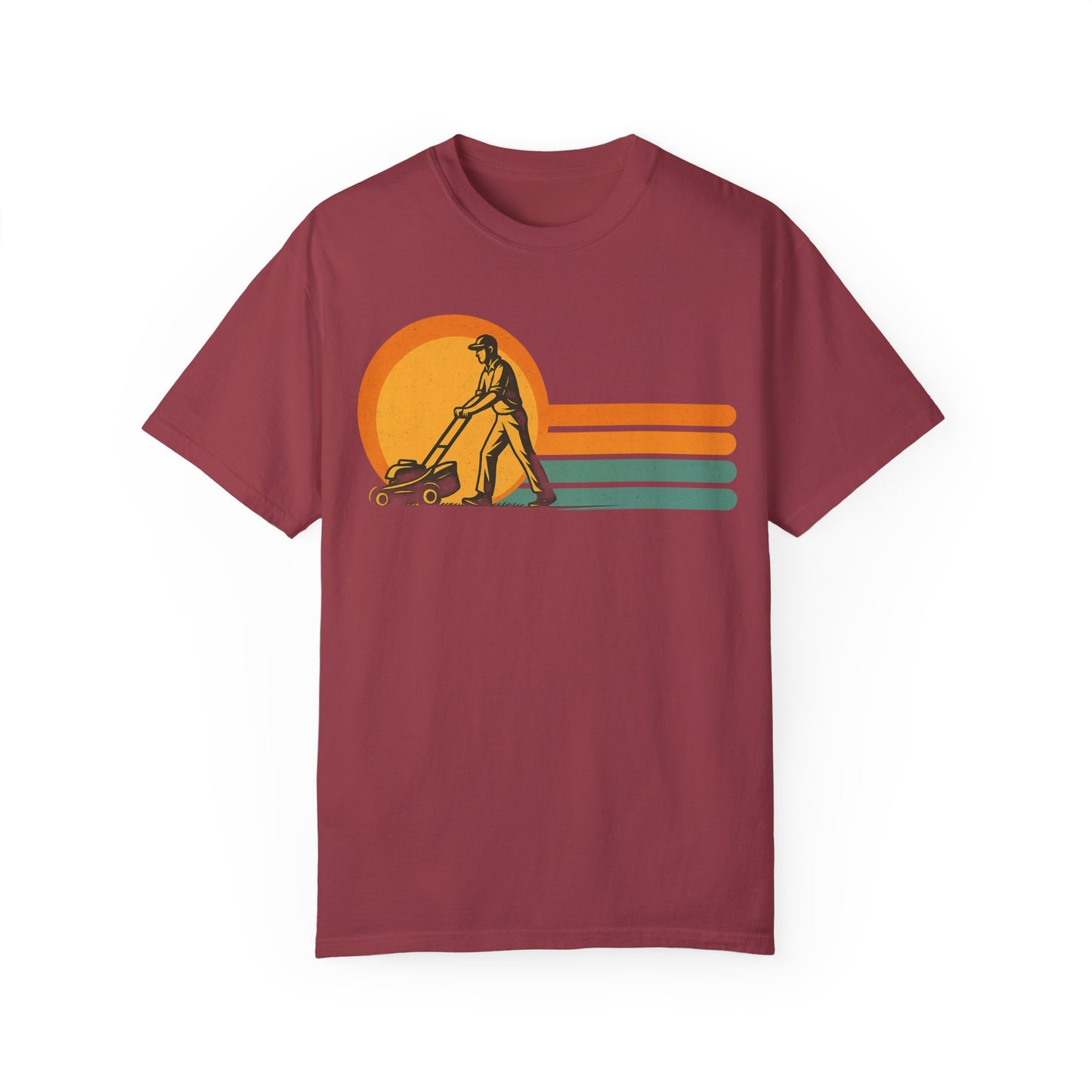 Retro Lawn Care Unisex T-Shirt - Vintage Gardener Design