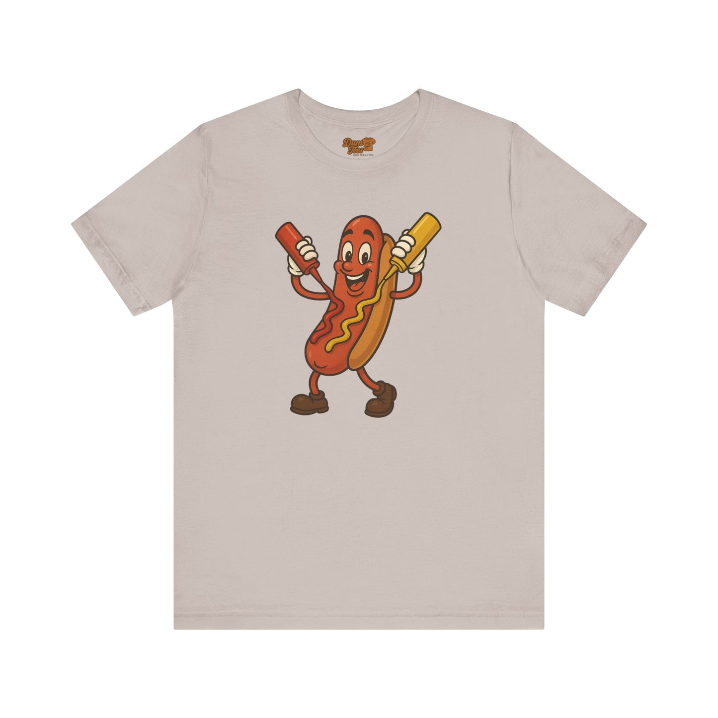 Funny Hot Dog Tee - Unisex Jersey Short Sleeve T-Shirt for Food Lovers