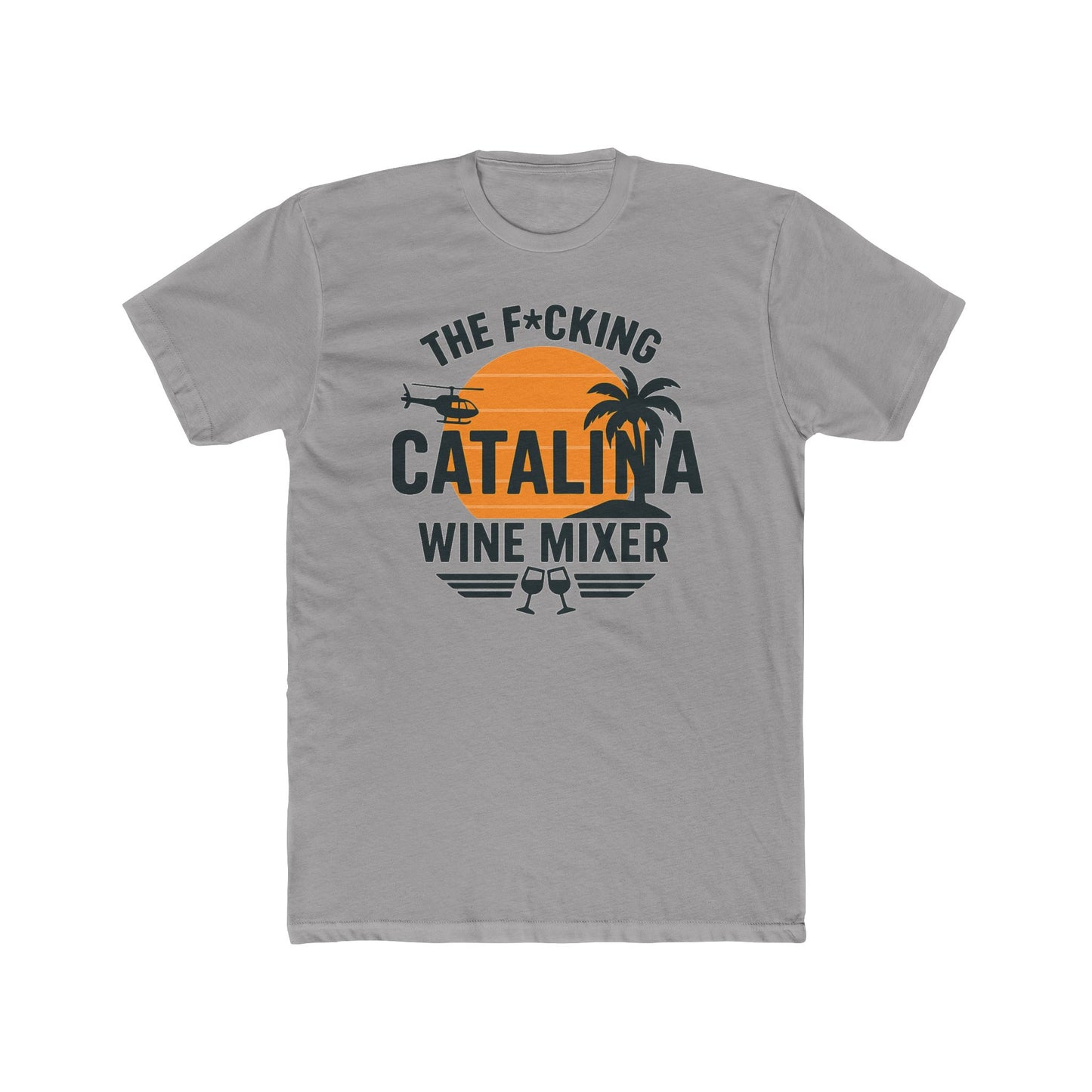 Funny Catalina Wine Mixer Unisex Cotton Crew Tee