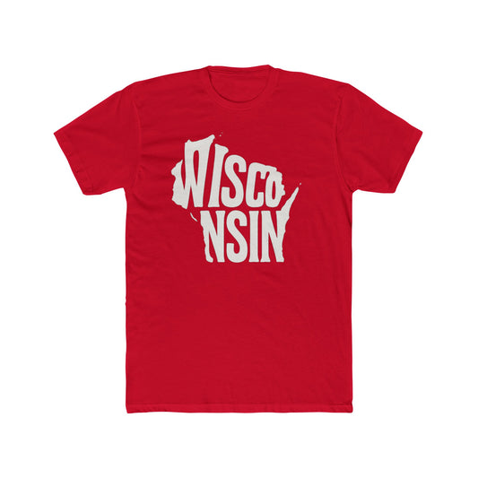Wisconsin Unisex Cotton Crew Tee - Casual State Pride Shirt