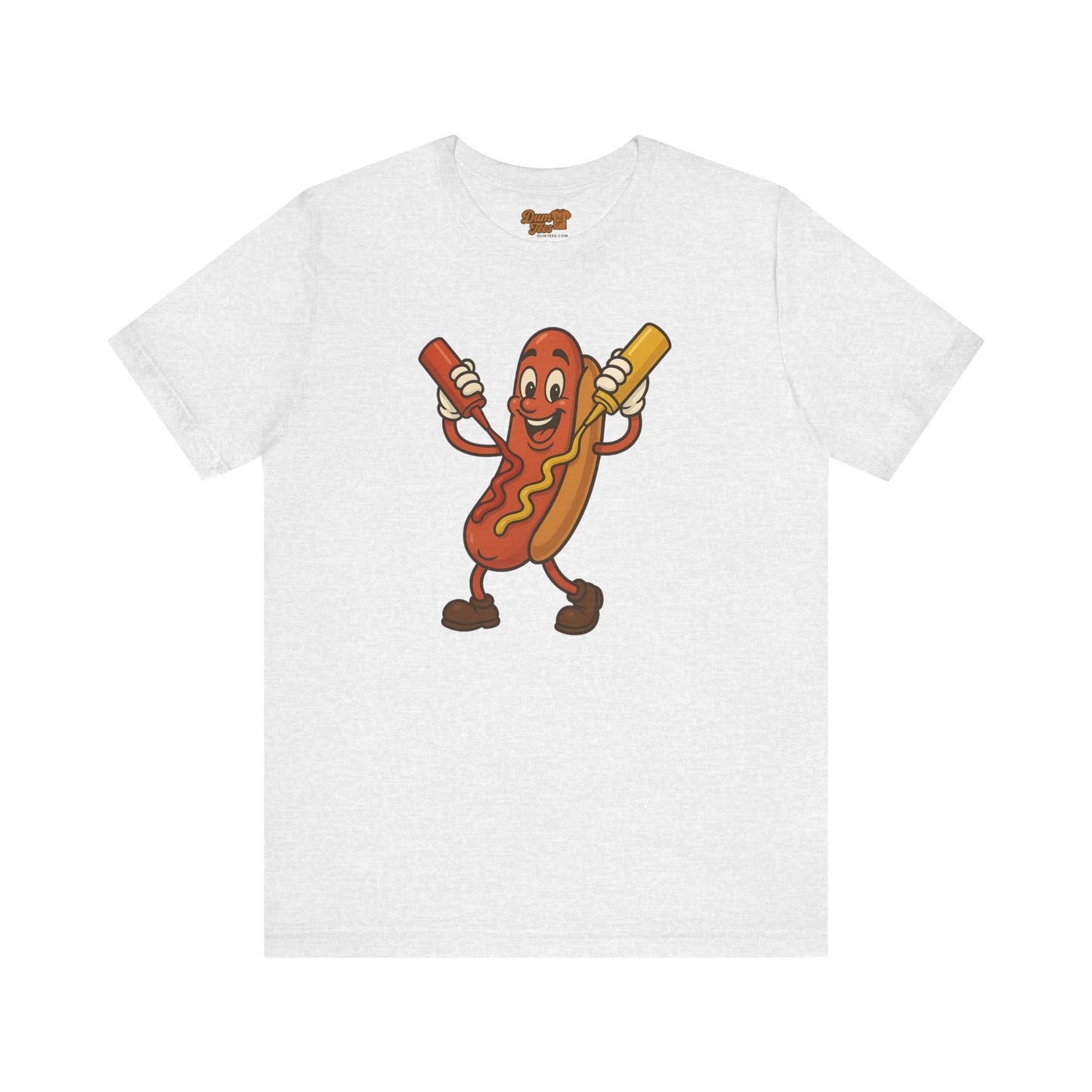 Funny Hot Dog Tee - Unisex Jersey Short Sleeve T-Shirt for Food Lovers