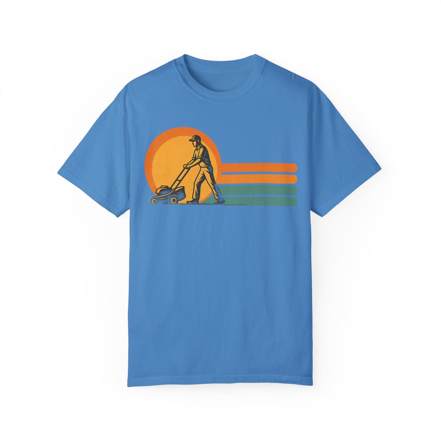 Retro Lawn Care Unisex T-Shirt - Vintage Gardener Design