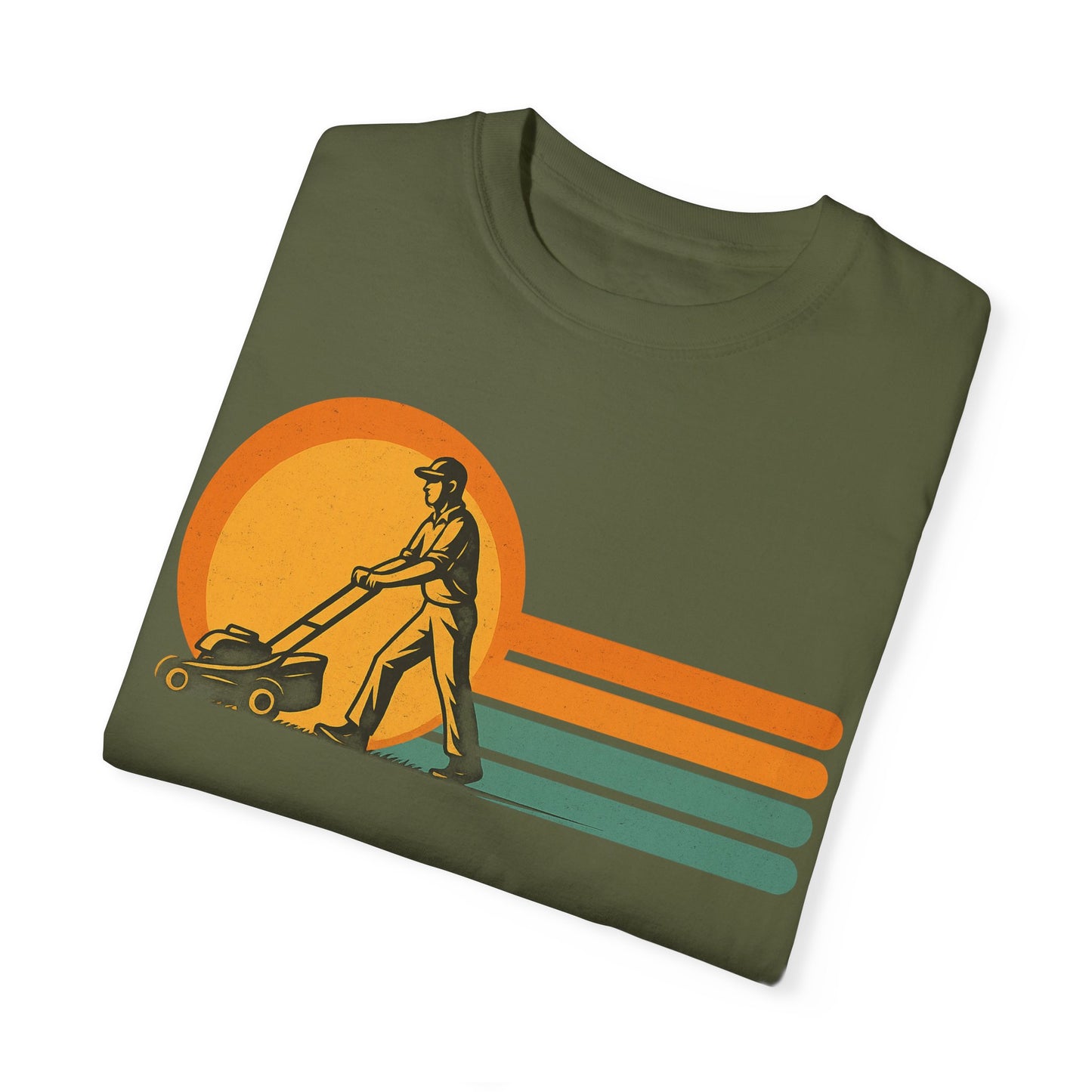 Retro Lawn Care Unisex T-Shirt - Vintage Gardener Design