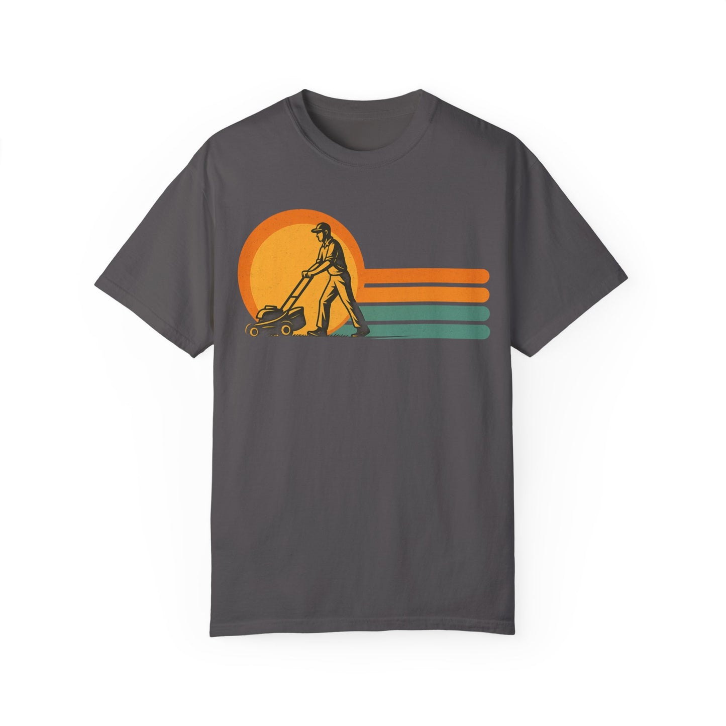 Retro Lawn Care Unisex T-Shirt - Vintage Gardener Design