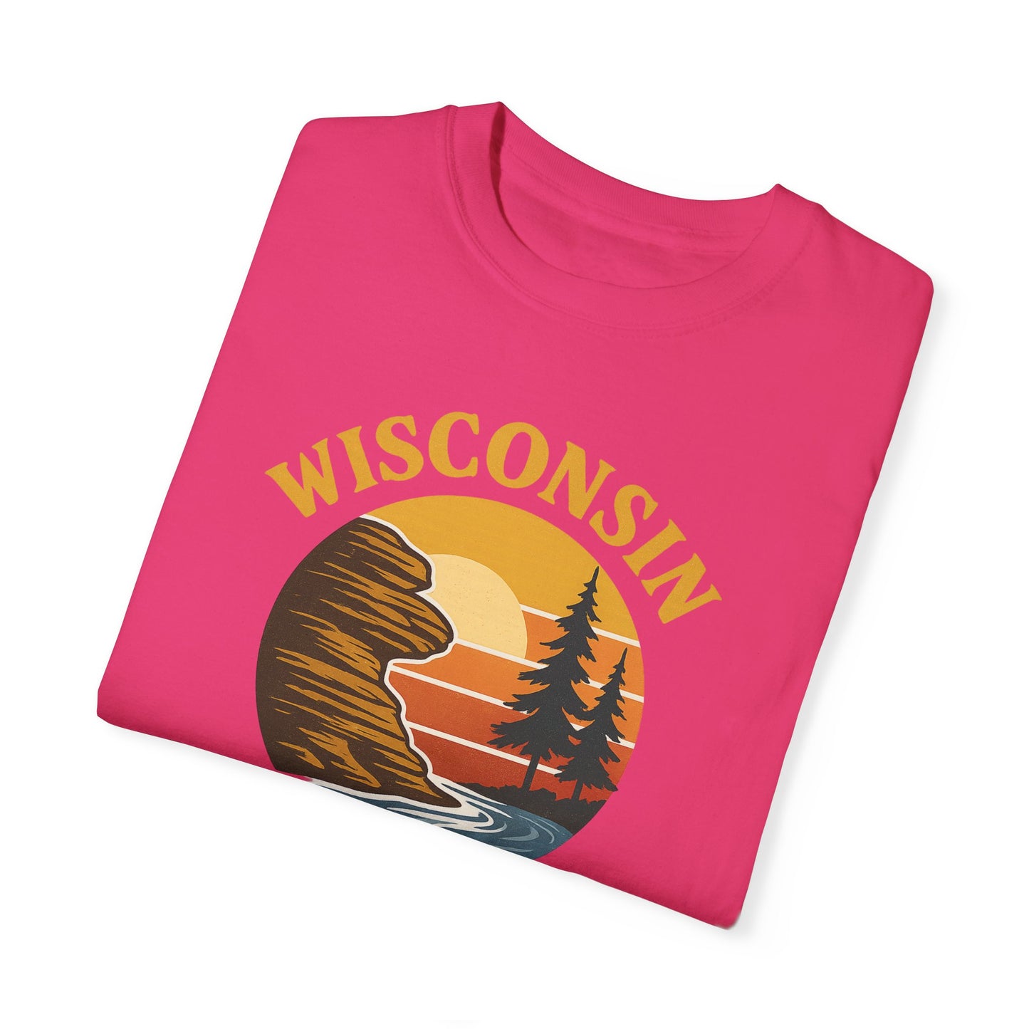 Wisconsin Dells Vintage T-Shirt - Unisex Garment-Dyed Tee for Nature Lovers