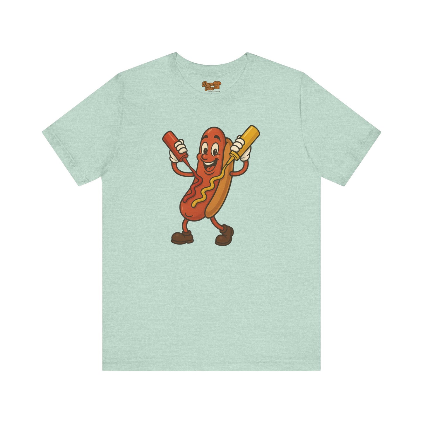 Funny Hot Dog Tee - Unisex Jersey Short Sleeve T-Shirt for Food Lovers