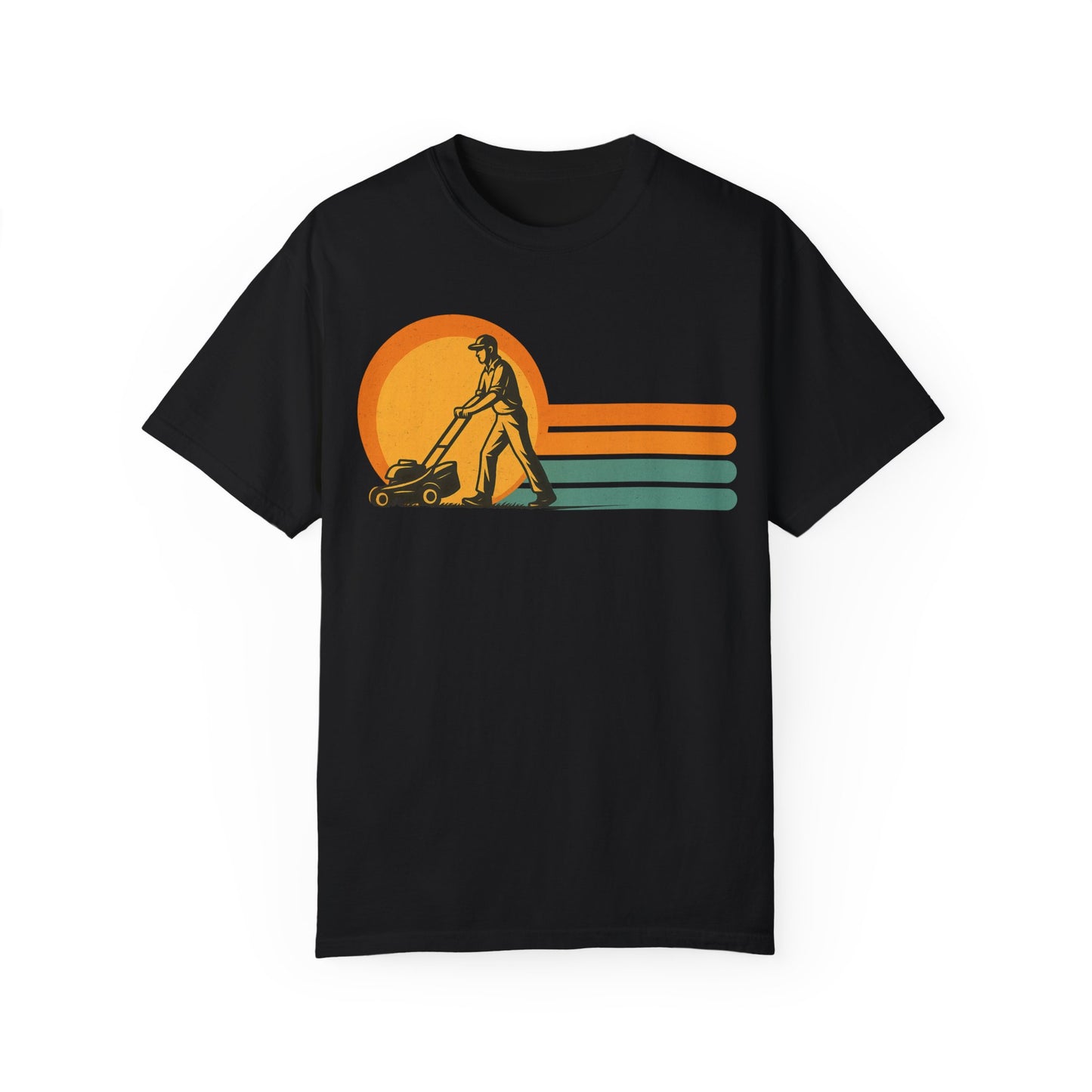Retro Lawn Care Unisex T-Shirt - Vintage Gardener Design