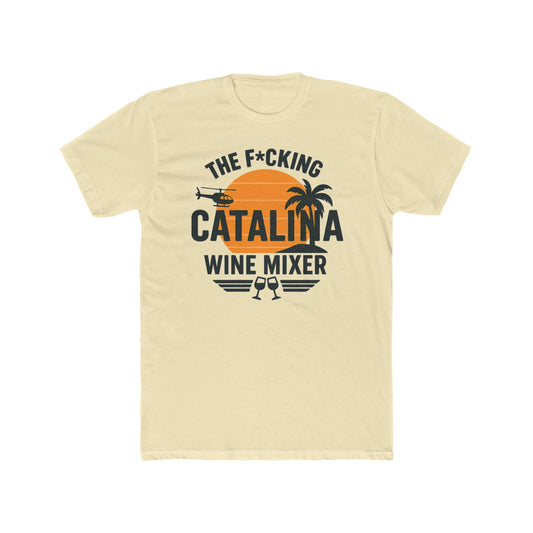 Funny Catalina Wine Mixer Unisex Cotton Crew Tee